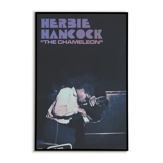 Discover Herbie Hancock Poster | Vintage Jazz Music Wall Art