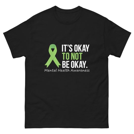 Discover Mental Health Awareness T-Shirt, Green Ribbon Support Tee