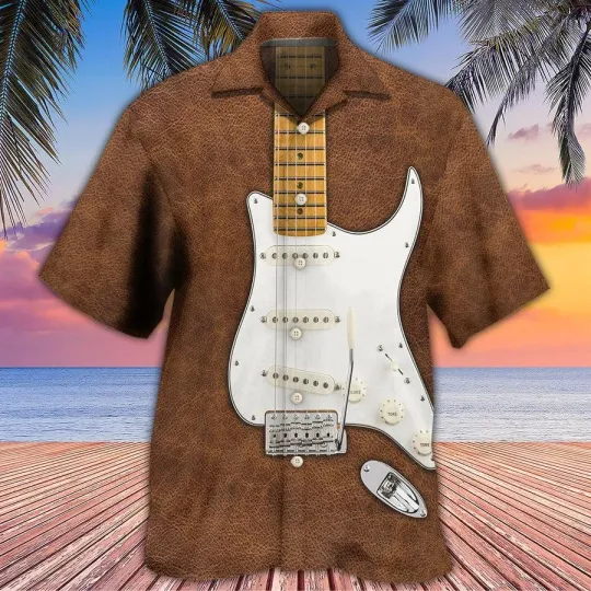 Discover Guitar Cat Aloha Hawaiian Shirt For Summer Thats What I Do I Pet Cats Guitar Haw