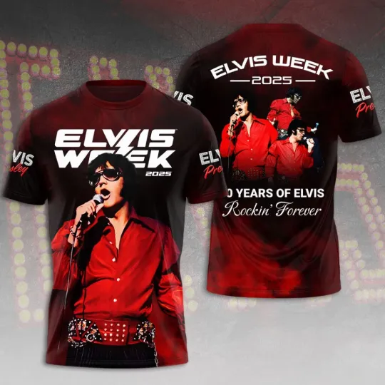 Discover SALE!! Elvis Presley 3D T-Shirt Unisex T-Shirt 3D, gift for fans