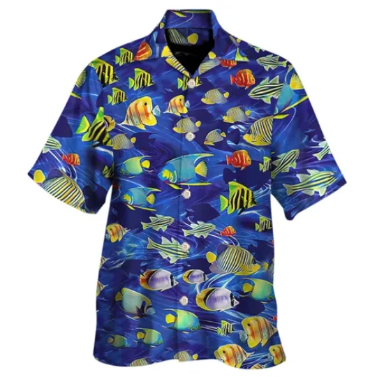 Discover Ocean Tropical Goldfish Hawaiian Shirt For Men amp Women Adult Hl1055