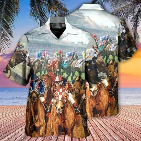 Discover Horse Hawaiian Shirts For Summer  Horse Racing You Have The Best Seat Hawaiian