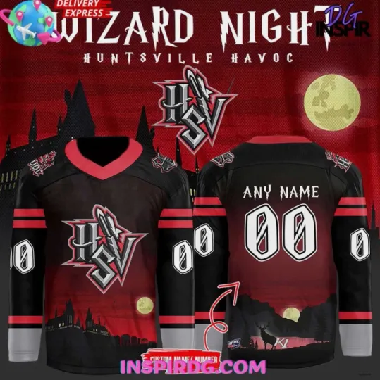 Discover Personalized Huntsville Night 2025 Hockey Jersey Gift For Valentine