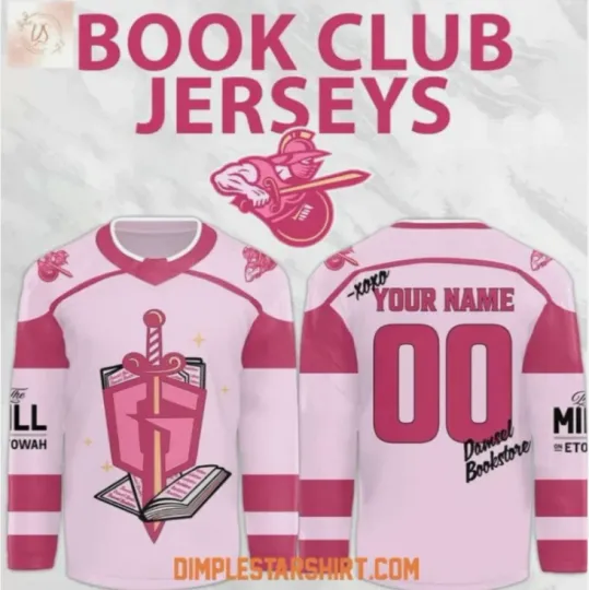 Discover Personalized Atlanta Book Club 2025 Hockey Jersey Gift For Valentine