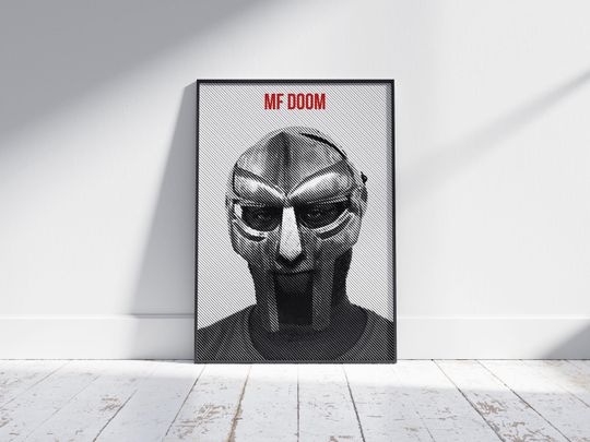 Discover MF Dooom Poster Print | Music Poster | Album Cover Poster | Wall Decor | Music Gift | Room Decor