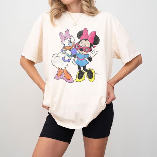 Minnie and Daisy Shirt, Disney Girl Shirt, Minnie Mouse and Daisy Matching Shirt, Disney Birthday Shirt, Girl Minnie Tee, Girl Daisy Shirt
