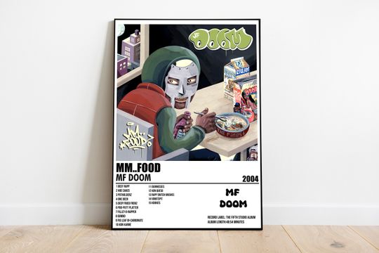 Discover MF Dooom MM Food Album Cover Art Print (Digital Download)