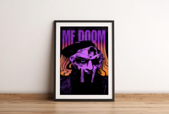 Discover Mf Dooom Poster Print | Mf Dooom Artist Poster | Music Poster | Album Cover Poster | Wall Decor | Music Gift