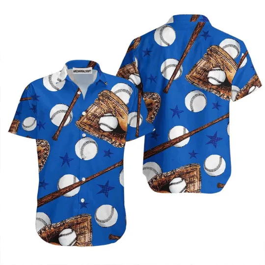 Discover Baseball Hawaiian Shirt American Baseball Star Hawaiian Shirt For Men Woman Perf