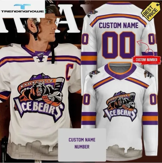 Discover Personalized Ice Bears Special New Season 25-26 Hockey Jersey Gift For Valentine