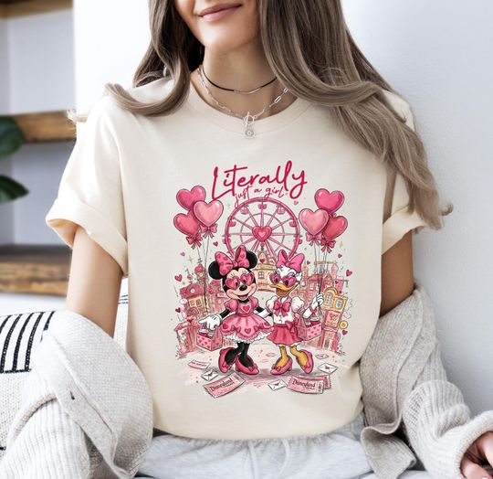 Discover Minnie Daisy Valentines Shirt, Disney Besties Trip Tee, Disneyland Sweathearts Sweatshirt, Honeymoon Gift, WDW Girls Tees