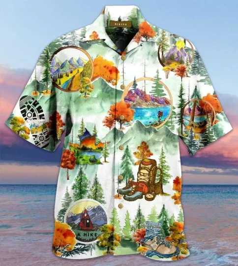 Discover Amazing Hiking Hawaiian Shirt Unisex Adult Hw3335