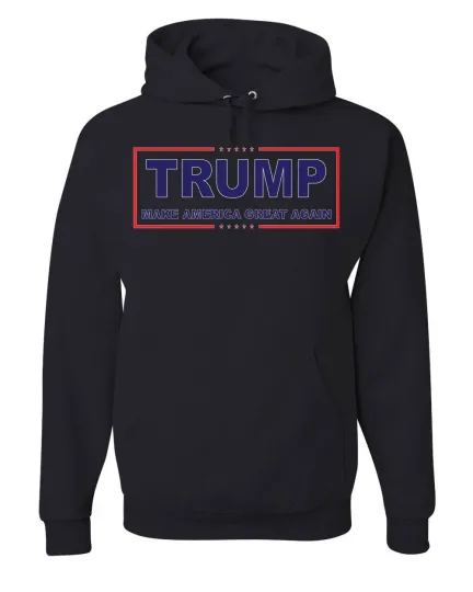 Discover Trump Make America Great Again Hoodie MAGA 2024 USA President Sweatshirt