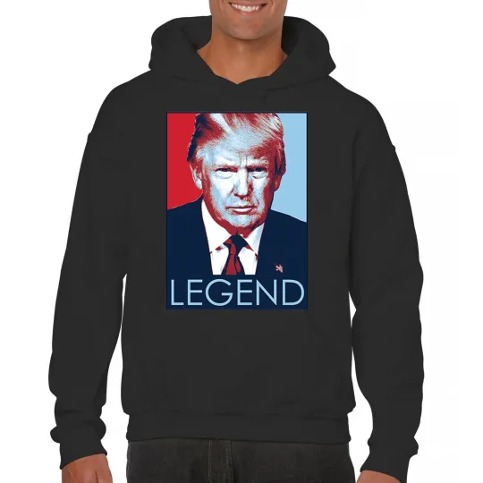 Discover Donald Trump the Legend Sweatshirt President MAGA Make America First Hoodie
