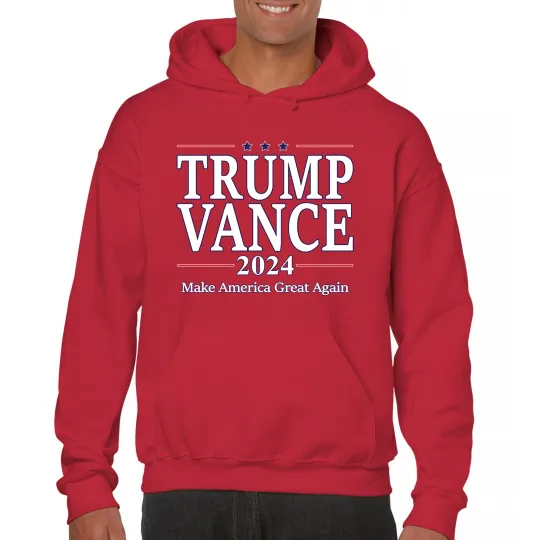 Discover Trump Vance 2024 MAGA Sweatshirt JD VP Make America Great Again FJB Hoodie