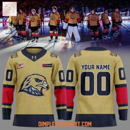 Discover Personalized Portland 50th Anniversary Golden Hockey Jersey Gift For Valentine