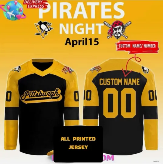 Discover Personalized Penguins Night 2025 Hockey Jersey Gift For Valentine