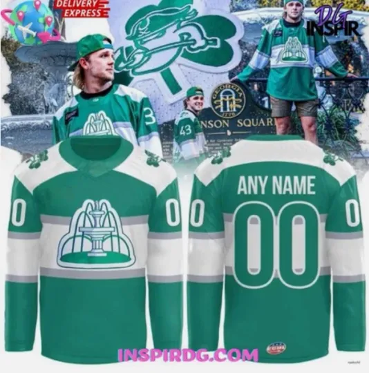 Discover Personalized Ghost Pirates St. Patricks Day 2025 Hockey Jersey Unisex