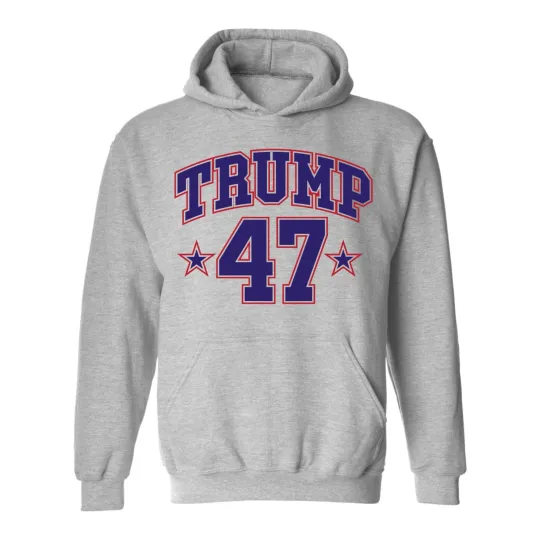 Discover President Donald Trump 47 Hoodie Sweater Unisex USA MAGA Fist Pump TRUMP 2024