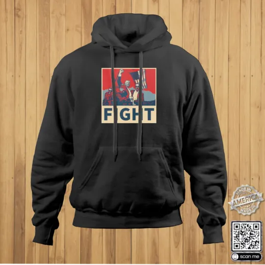 Discover Donald Trump Fight Banner Maga 2024 Hoodie