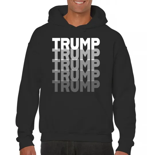 Discover Trump Fade Sweatshirt President 47 MAGA First Make America Great Again Hoodie