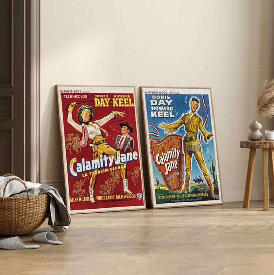Discover Calamity Jane Movie Posters, Limited Edition Collectibles, High Quality Canvas Prints, Wall Art, Home Decor,The Perfect Gift