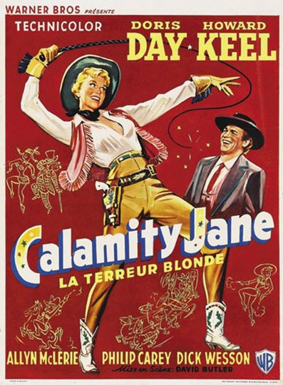 Discover Calamity Jane Doris Day (1953) movie poster reprint 18x12 inches approx.