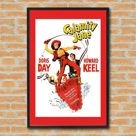 Calamity Jane Movie Poster, Movie Fan Collectibles, Wall Decor posters, Home Decor,Poster Gifts