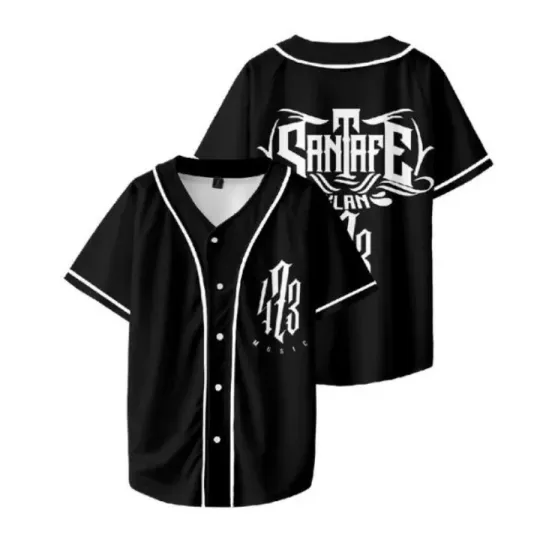 Santa Fe Klan Baseball T-Shirt Men Women Short Sleeve Hip Hop Clothing