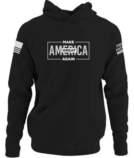 Discover MAGA Rectangle Hoodie