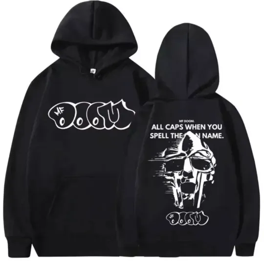 Discover MF Dooom Rapper Black Hoodie