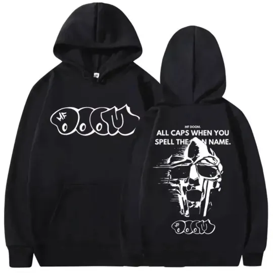 Discover MF Dooom Rapper Black Hoodie