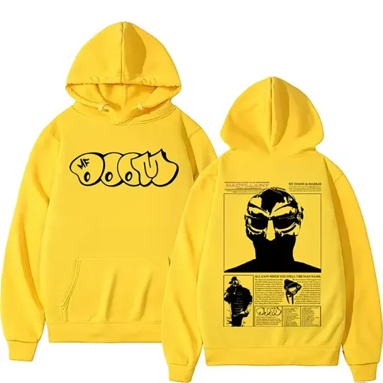 Discover Collection MF Dooom Poster Album Hoodie 2-Sides
