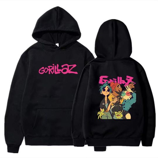 Discover Rock Band Gorillaz Hoodie for Kid's and Adult
