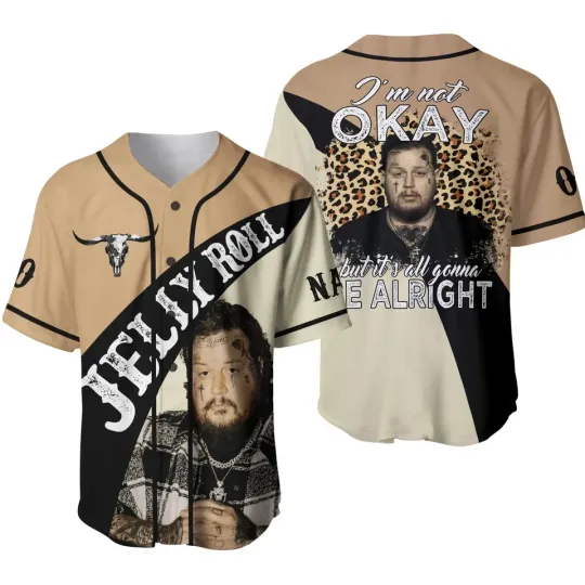 Discover Custom Jelly Roll Baseball Jersey Tour 2025