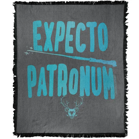 Harry Potter Blanket, 50"x60" The Internal Animal Woven Blend Throw