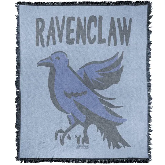Harry Potter Blanket 50"x60" The Ravenclaw Woven Blend Throw