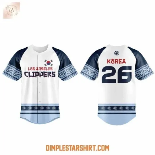 Discover Clipper Korean Heritage Night 2026 Baseball Jersey Unisex