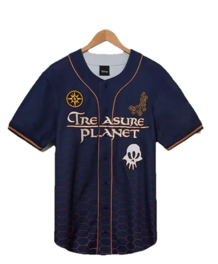 Disney Treasure Planet Jim Hawskin Baseball Jersey
