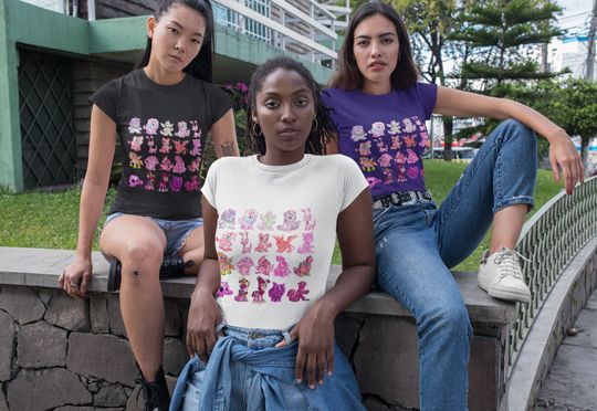 Charming Pink Neopets Graphic Tee for Women - Vintage Style Comfortable Casual Shirt with Classic Game Characters