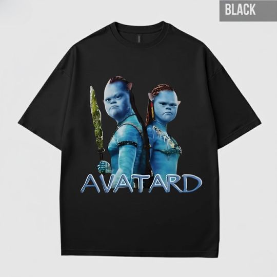 Discover Avatard Shirt, Blue Alien Movie Parody Graphic Tee, Funny Sci Fi Meme T Shirt, Unisex Pop Culture Inspired Gift