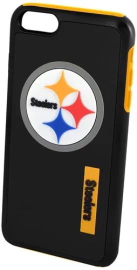 Discover football Pittsburgh Steeler Hybrid Case for iPhone 8+, 7+, 6+, 6S+ (5.5")