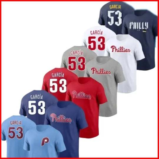 Adolis Garcia #53 Philadelphia Phillies Double Sided T-Shirt