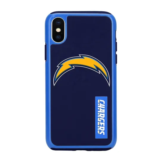 Discover FOCO football Los Angeles Chargers Dual Hybrid Case for iPhone X & XS (5.8")