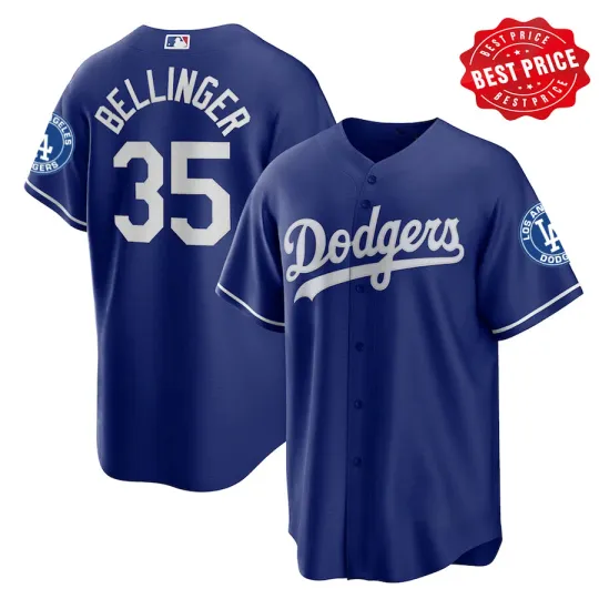 Discover Cody Bellinger No.35 Dodgers Fan Made Baseball Jersey Print Size S-5XL