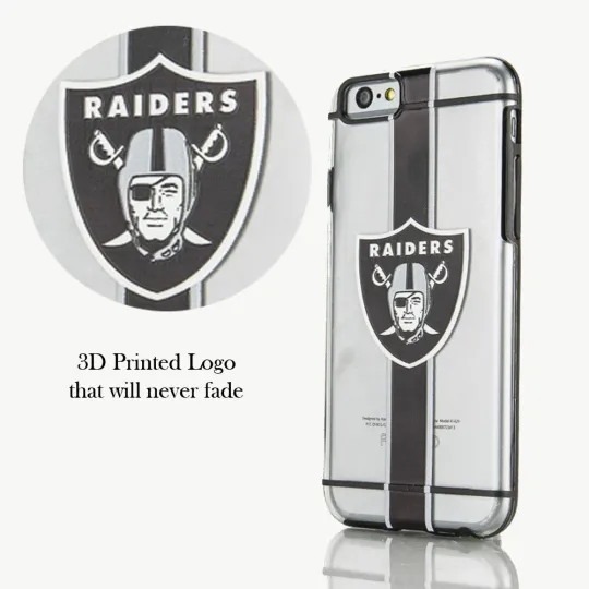 FOCO football Las Vegas Raiders Hydro Clear Case For iPhone 6 & 6s (4.7")