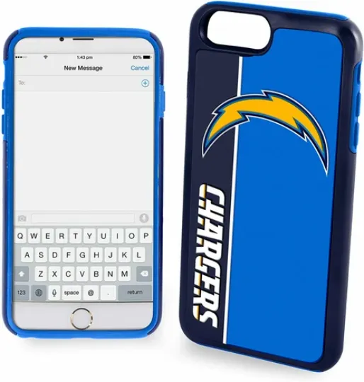 Discover FOCO football Los Angeles Chargers Bold Case for iPhone 6 Plus & 6s Plus (5.5")