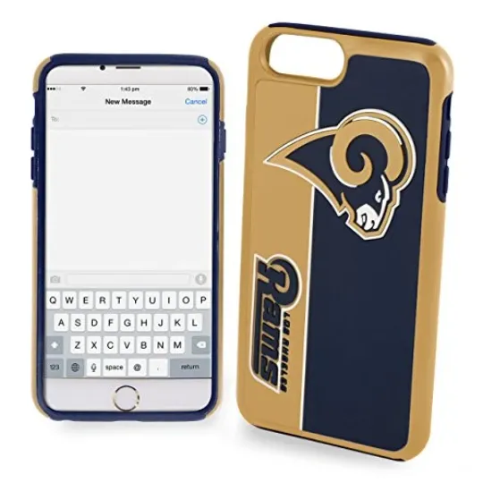Discover FOCO football Los Angeles Rams Bold Case for iPhone SE (22, 20), 8, 7, 6 & 6s (4.7")