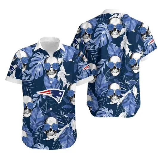 Discover New England Patriots Beach Vibes Hawaiian Shirt Of Gift For Fans