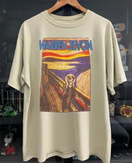 Rare Warren Zevon Sand T-Shirt